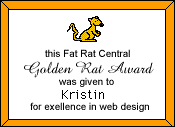Fat Rat Central Golden Rat Award (December 1998)