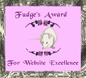 Fudge's Award for Website Excellence (May 2001)