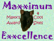 Maxximum Exxcellence Maxx's Award 4 Cool Sites (July 1999)