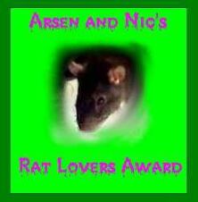 Arsen and Nic's Rat Lovers Award (March 2001)
